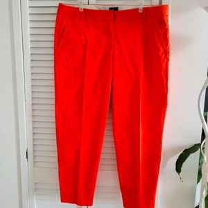 J. Crew Chinos City Fit Size 12 orange summer 🍑 color